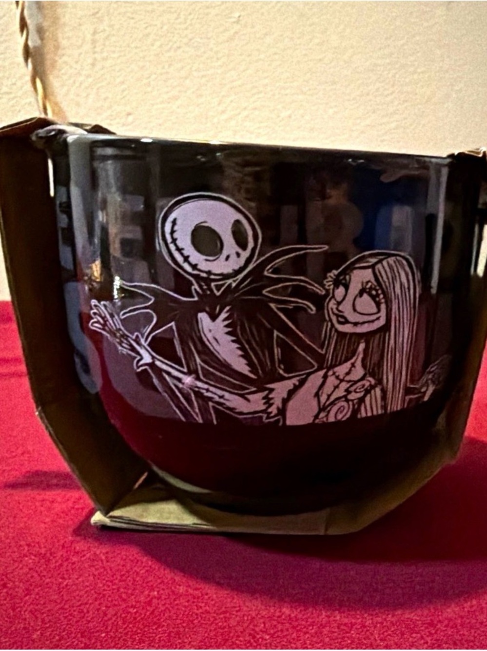 Disney The Nightmare Before Christmas Black and White Ceramic Mug